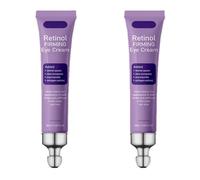 Crème contour des yeux au rétinol, contenant de la niacinamide et du collagène, 20 ml, soin anti-âge, réduit les rides, les cernes et les poches, applicateur à bille, hydrate et nourrit.