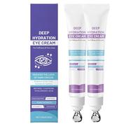 Crème contour des yeux contre les cernes et les poches - Formule revitalisante avec rétinol, acide hyaluronique, caféine, peptides et extraits de plantes pour lisser les ridules, 15 ml (30 g)