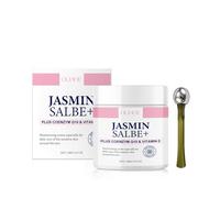 Creme Contour Des Yeux, Creme Anti Cerne avec Masque Yeux, Crème pour Yeux au Jasmin, Pommade au Jasmin Pour Les Cernes, Crème pour Les Yeux Contre Les Rides et Les Cernes