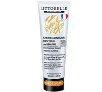 Crème Contour des Yeux Maxi Format 30 ml- Made in France - Certifiée Bio - 99% Origine Naturelle à l’eau d’Orge, Bleuet et Camomille Bio - Soin Yeux Anti Cernes, Poches, Anti Rides