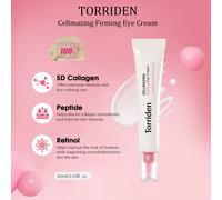 Crème contour des yeux raffermissante Cellmazing 30ml, combat efficacement les rides, les poches et les cernes. Texture légère, absorption rapide, améliore l'élasticité et l'éclat de la peau. Convient