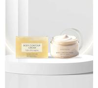 Crème contour pour le corps 200 ml - Crème corporelle contre la cellulite et la peau flasque - Pour des contours fermes sur le ventre, les jambes et le haut des bras - Pénètre rapidement sans graisser