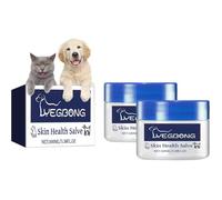Crème Contre l'eczéma pour Animaux de Compagnie, pommade de Soin des plaies pour Chiens, crème antibactérienne Anti-allergie (2pcs)