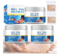 Crème contre les douleurs au talon, crème à effet rapide pour soulager les douleurs au talon, pommade naturelle contre les douleurs au talon, pour hommes et femmes (3pcs)