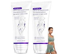 Crème corporelle multi-peptides PDRN, Crème complexe peptidique Tri-Lift, Crème raffermissante pour le corps après chirurgie bariatrique, Crème pour le cou avec rouleau, Crème (2pcs)