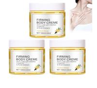 Crème Corps Raffermissante au Parfum Vanille, Crème Corps Raffermissante pour Femme, Hydratante et Nourrissante en Profondeur, Éclaircissante et à Pénétration Rapide, Lissante (3pcs)