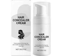 Crème correctrice pour cuir chevelu, crème comble les zones clairsemées, retouche racines et poudre densifiante, effet volume instantané, tenue longue durée et waterproof