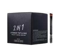 Crème cosmétique à sourcils imperméable à l'eau avec double pointe Outil de brosse avec construction de qualité supérieure Système de soins de beauté avec design intelligent Aide à la définition lisse