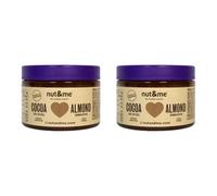 Crème d'amandes et de cacao 500g nut&me | 55% d'amandes | 100% naturel | source de protéines et riche en fibres | sans gluten | pâtisseries saines | Pack 2 x 250 gr