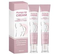 Crème d'amélioration des fesses à croissance rapide, crème dodue, rehaussement sexy des hanches et massage d'agrandissement des fesses pour les femmes façonnant les fesses (2Pcs)