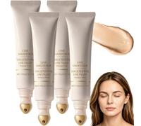 Crème de base adoucissante, pour le visage de remplissage de ligne (4pcs) | Primer Anti-Rughe, Crème lifting du visage, Primer lissant et tonifiant uniforme, Effetto Blur Istantaneo, Non collant