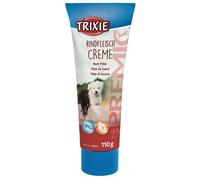 TRIXIE Crème au bœuf - Crème pour chiens sous forme de snack - Grande récompense - Idéale pour administrer des médicaments - Sans gluten - Sans sucre ajouté - 110 g - 31841