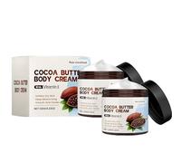 Crème de carrosserie de beurre de cacao, baume de réparation de beurre de cacao biologique naturel durable de longue durée, baume multi-usages pour hommes, femmes et même bébés (2PCS)