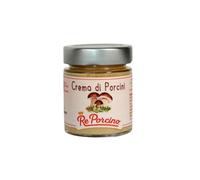 Crème de cèpes Re Porcino 140 g | Produit italien | Champignons sauvages | Idéale pour les risottos, les pâtes, les crostini et les recettes gastronomiques