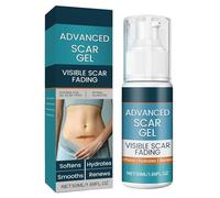 Crème de cicatrice avancée, gel non grasse, bouteille de 50 ml, traitement de lissage de la peau, dissolvant professionnel, texture hydratante, pour hommes femmes adultes
