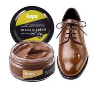 Crème de cirage cuir 50ml - Kaps Crème Délicate | Soin chaussures professionnel, soin intensif et nourrissant, naturel et synthétique, pot verre, plusieurs couleurs