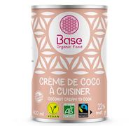 Crème de Coco BIO Sans Additifs | Vegan Equitable | Curry | Dhal | Cuisine Asiatique | Cuisine Indienne | Soupe | Desserts | Pâtisserie | Alternative Crème Fraîche |BaseOrganicFood|Origine Sri Lanka