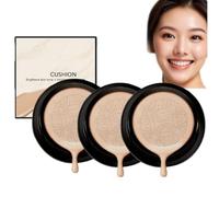 Crème de coussin d'air de tête de champignon Cc - Fondation correspondante de couleur, maquillage de la fondation de couverture pour la peau sèche, crème de Bb pour les femmes plus âgées (3)