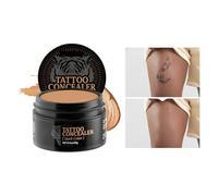 Crème de couverture de maquillage à peau de bâton d'agriculaire étanche | Apprêt de haut niveau de la haute opacité pour les cicatrices du corps Couverture de tatouage Pimple, respirant pour la scène,