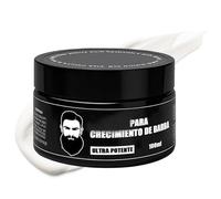 Crème de croissance de barbe 100 ml - Beurre de baume à la moustache pour soin du coiffage, après-shampooing hydratant en profondeur | Adoucissant sans rinçage pour le soin des cheveux du visage des