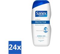Crème de douche protectrice Sanex Dermo - pH neutre - Peau normale - 250 ml - Pack avantage - 24 pièces
