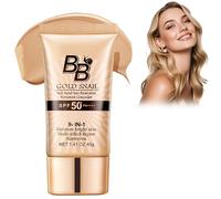 Crème de jour teintée avec SPF 50 pour une peau blanche éclatante | Hydratant teinté hydratant avec haute protection contre la lumière | Idéal pour un teint uniforme et un look de maquillage | Crème