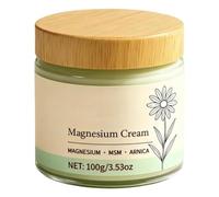 Crème De Magnésium De Soulagement, Avec Action Pénétrante En Profondeur, 100 G, Crème De Magnésium Soulagement Des Nerfs, Baume Osseux Apaisant, Formule E-fficace, Pour Hommes, Femmes, Personnes Âgées