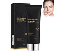 Crème de maquillage multifonctionnelle et hydratante à la Niacinamide, crème pour la peau en Tube noir de Niacinamide vitamine C, éclaircit et hydrate la peau (1PCS)