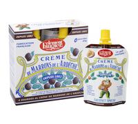 Creme de Marrons Clément Faugier - 4 gourdes à boire de 85 gr