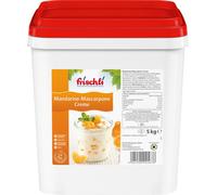 Crème de mascarpone à la mandarine Frischli un dessert unique en son genre 5000g
