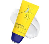 Crème de massage anti-âge pour le cou aux peptides, crème liftante et raffermissante avec rouleaux, anti-âge, hydratante, rafraîchissante et non collante, contient 3 rouleaux rafraîchissants