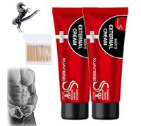 Crème de massage énergisante pour hommes 2025, nouvelle crème pour la croissance du pénis, agrandit votre pénis jusqu'à Xxxl pouces, puissance toute la nuit, retard puissant (2 pièces)