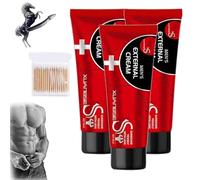 Crème de massage énergisante pour hommes 2025, nouvelle crème pour la croissance du pénis, agrandit votre pénis jusqu'à Xxxl pouces, puissance toute la nuit, retard puissant (3 pièces)