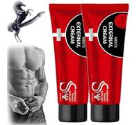 Crème De Massage Énergisante Pour Hommes, Nouvelle Crème Pour La Croissance Du Pénis, Agrandit Votre Pénis Jusqu'à 30 Cm XXXL, Puissance Toute La Nuit, Retard Puissant, Performance Durable (2pcs)