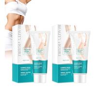 Crème de Massage Minceur et Sculpture, Crème Minceur Anti Cellulite, Crème Brûle Graisse, Crème Cellulite, Crème Minceur et Raffermissante pour Cuisses, Ventre et Fesses -2 pièces