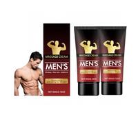 Crème de massage musculaire pour hommes, Crème de massage énergétique pour hommes, Hydrate en profondeur et soulage la sécheresse, Détend la peau et prend soin des zones sensibles.