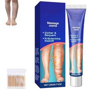 Crème de massage pour drainage lymphatique, crème pour œdème des jambes, huile de massage pour les jambes, réduit naturellement le gonflement des jambes, absorption rapide (1pcs)