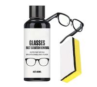 Crème de nettoyage anti-rayures pour lunettes - 40 ml - Restaurateur pour jaunissement quotidien - Pour homme et femme - Montre de voiture, pare-brise et vitrine