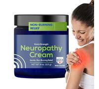 Crème De Neuropathie, Crème Corporelle Hydratante, Lotion Pour Le Corps Hydratante, Formule Apaisante Et Apaisante, Absorbant Rapidement, 2,25 X 2 X 2,25inc, Idéal Pour Les Hommes Et Les Femmes