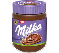 Crème de noisettes à tartiner Milka aux noisettes corsées 350g