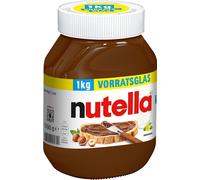Crème de noisettes et de nougat Ferrero consistance crémeuse pot de stockage 1000g