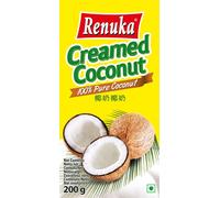 Crème de noix de coco Renuka Block goût frais et légèrement sucré 200g