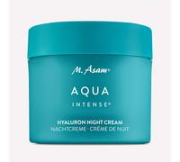 M. Asam AQUA INTENSE Crème Hydratante Visage Nuit (100ml) - Acide Hyaluronique, Hydratation Intense, Skincare Régénérant, Soins Pour le Visage, Peau Lisse et Repulpée
