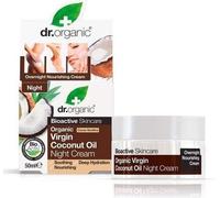 Crème de nuit à l'huile de coco vierge Dr Organic 50ml