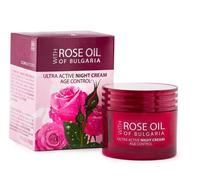 Crème de nuit à l'huile de rose de Bulgarie - 50 ml