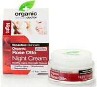 Crème de nuit concentrée à l'Otto de rose Dr Organic 50ml