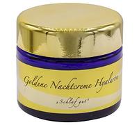 Crème de nuit dorée au hyaluron 50ml - Hydratation intense, soins naturels de la peau, anti-âge, teint éclatant & régénération pendant la nuit - chi-enterprise