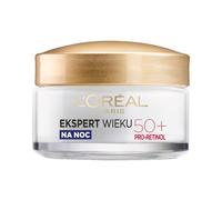 L'Oréal Paris Expert 50+ Crème Visage Nuit, raffermissement, Réduction des Rides, Régénération, Contient du rétinol et des peptides, 50 ml