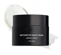 Crème de nuit revitalisante, hydratante visage aux céramides et à l'argousier, anti-âge, lisse les ridules, raffermit la peau et restaure son élasticité, 50 ml
