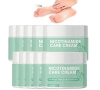 Crème de pied Niacinamide, Crème hydratante talon fissuré, Crè/me de talon pour la peau sèche et rugueuse, Lotion hydratante pour les pieds pour les talons fissurés et les peaux sèches (10)
